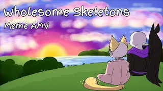 Wholesome Dancing Skeletons -  Meme AMV | Flipaclip