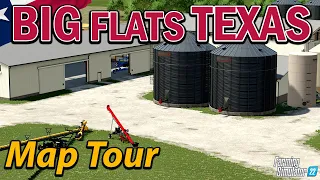 FARMING IN THE LONE STAR STATE! ⭐🚜 BIG FLATS TEXAS MAP TOUR! - FS22 | GRAINMAN TRAVELS ✈️