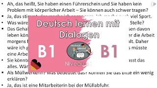 Dialoge B1  | Deutsch lernen durch Hören | 2 |