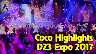 Coco presentation highlights during Animation panel at D23 Expo 2017