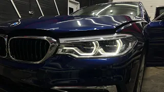 Детейлинг комплекс для BMW 520d. Детейлинг полировка и химчистка автомобиля. Evolution Detailing