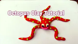 Octopus Clay Tutorial | Clay Toys Making For Kids Polymer Clay Tutorial | Clay Art | Clay Modeling