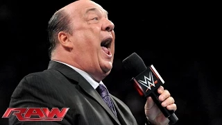 Paul Heyman offers some advice to Roman Reigns: Raw, March 2, 2015