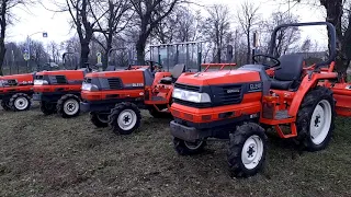 Японські "САМУРАЇ" Огляд бу тракторів Kubota GL