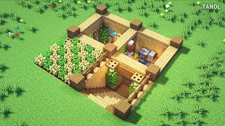 ⚒️ Minecraft : How To Build a Beginner Survival Set House_마인크래프트 건축 : 초보자 생존 세트 집 만들기