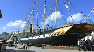 Brunel’s SS Great Britain, ship, Bristol, taster view with narration,