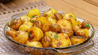 Potatoes with onions are tastier than meat. They are so delicious! TOP 1 Potato Recipes!