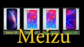 Meizu X8, V8 Pro, 16X обзор технических характеристик