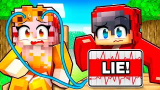 Using a LIE DETECTOR on my Crush in Minecraft!