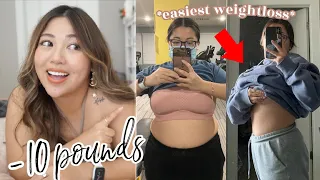 How I Lost *10lbs* in ONLY 1 MONTH!! (so easy!)