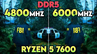 DDR5 4800MHz vs 6000MHz - Does RAM Speed Matter?