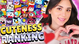 I RANKED EVERY BRAWLER ON THEIR CUTENESS! 💕