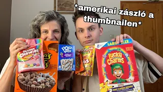 AMERIKAI ÉDESSÉGEK KÓSTOLÁSA ANYÁVAL😋 Mukbang