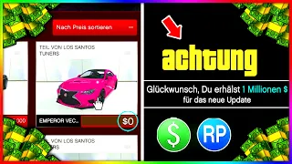 1 MILLIONEN $ GRATIS! DLC INFO + EVENTWOCHE! (GTA Online Update)