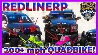 GTA 5 RolePlay | RedLineRP #44 | 200+ mph QUAD BIKES TROLL COPS! *i couldn't keep up!*