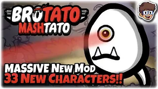 MASSIVE New Mod, 33 Characters & MORE!! | Brotato: Modded