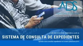 Conoce el Nuevo Sistema de consulta de Expedientes - Jurisdicción Inmobiliaria