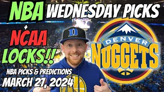 HUGE NBA LOCK!! NBA Picks Today 3/27/2024 | Free NBA Picks, Predictions & Sports Betting Advice
