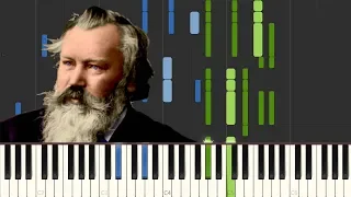 Waltz Op. 39, No. 15 - Johannes Brahms [Piano Tutorial] (Synthesia)