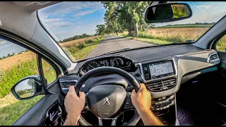 Peugeot 208 I ( 1.2 PureTech 110 HP) | POV Test Drive #589 Joe Black