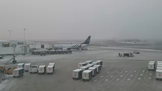 Ted Stevens Anchorage airport timelapse December 2017