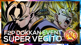 F2P Guide: NO STONES! Super Vegito Dokkan Event 'Supreme Fusion! Blazing Potara' | DBZ Dokkan Battle