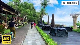 【4K 60 FPS】 Relaxing Virtual Walk - along Sanur Beach Bali 2022 in the Morning