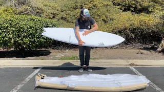 Rob Machado Seaside & Beyond Surfboard - Firewire Warehouse Pickup and Unboxing