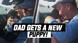 Girl Surprises Dad With Puppy After His Dog Passes Away | Viral Video