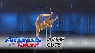 Sofie Dossi: Brilliant Performance Earns Her the GOLDEN BUZZER - America's Got Talent 2016