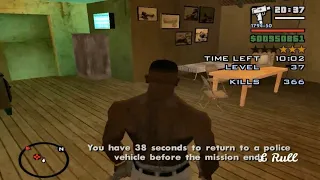 GTA San Andreas - Vigilante Mission Easy Way using Rhino tank (HD)