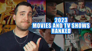 2023 All Movies and TV Shows Ranked