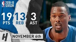 Harrison Barnes Full Highlights Mavericks vs Wizards 2018.11.06 - 19 Pts, 3 Ast, 13 Rebounds!