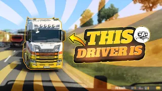 NOOBS on the road #10 - This driver is noob | Funny moments - ETS2 Multiplayer