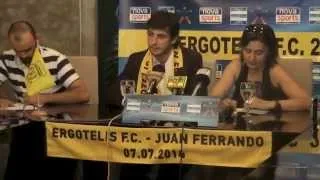 Ergotelis FC - Presentación Juan Ferrando Entrenador