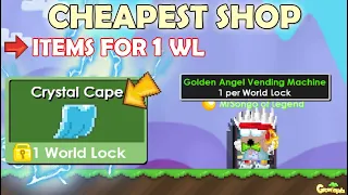 BUY GROWTOKEN ITEMS FOR 1 WORLD LOCK ONLY! OMG!! | WORLD CHEAPEST SHOP | GrowTopia