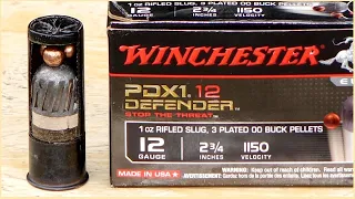 PDX1 12ga. Defender Rounds-  The PERFECT Home Defense Round?