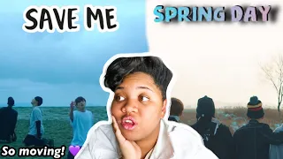 BEAUTIFUL! | BTS - Save me & Spring Day MV (REACTION)