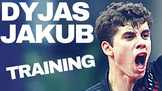 Training with Jakub DYJAS @ Belgium - Poland European League 2016 | Table Tennis