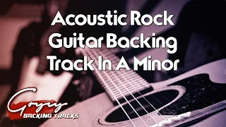 Acoustic Rock Guitar Backing Track in A Minor