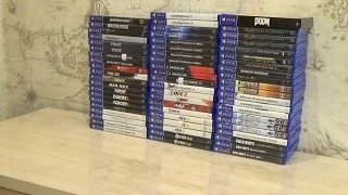Огромная коллекция игр на PS4