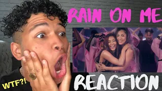 SINGER Reacts to Lady Gaga & Ariana Grande 'Rain on me'