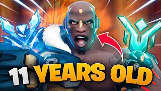 This 11 Year Old DOOMFIST Onetrick ACTUALLY Deserves MASTERS?! We made him prove it!