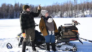 Warm Winter Days in Alaska | Cutting Trees For Moose Fence