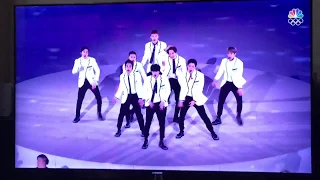 Exo closing ceremony on pyeongchang Winter Olympics