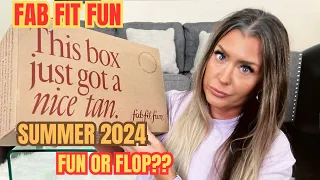 FAB FIT FUN SUMMER 2024 UNBOXING | FAB FIT FUN OR FLOP? | HOTMESS MOMMA MD