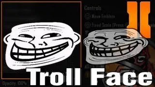 Black Ops 2 - Best Troll Face Emblem Tutorial