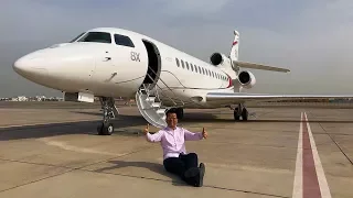 Flying Dassault Falcon 8X Private Jet to Paris