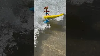 Surfer Dude Riding a Wave 🌊 🏄 #beach #surf #vacation