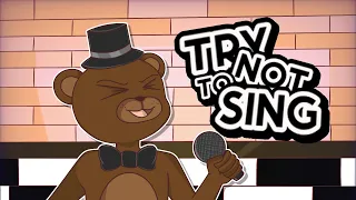 Fnaf + Others Plays Try Not To Sing Challenge